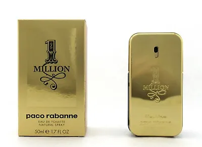 1 Million By Paco Rabanne 1.7 Oz.Eau De Toilette Spray For Men NO Cellophane New • $42.99