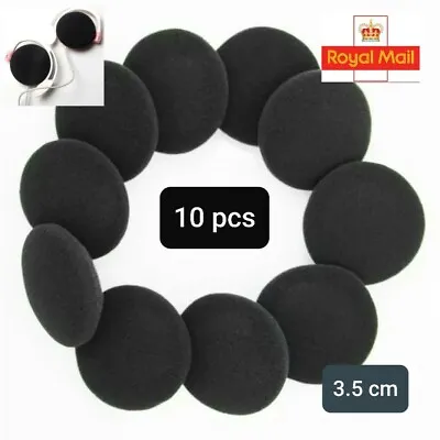 UK 35mm Ear Pads Replacement Foam Cushion Sponge Cover Headset Headphones Parts • £4.49