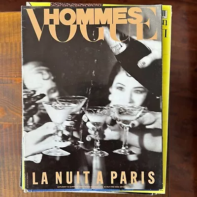 VOGUE Hommes Paris October 1992 Supplement La Nuit à Paris • $22