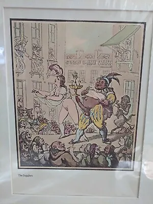 £25 • Buy This Fantastic Erotic Print Called “The Jugglers”, Thomas Rowlandson (1756-1827)