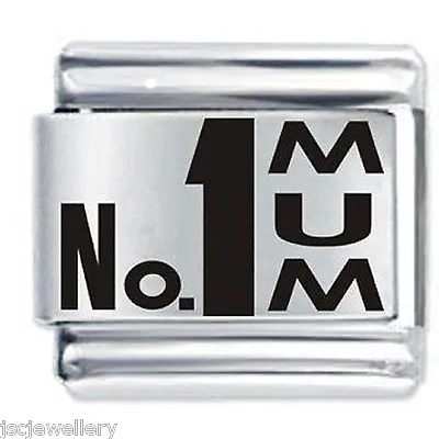 No.1 MUM Family * DAISY CHARM For 9mm Italian Modular Charm Bracelets • £4.45