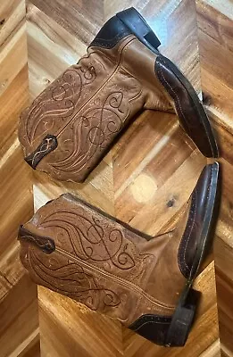 Durango Crush Women's Size 9M Brown Western Cowboy Boots RD3462 12” Point Toe • $31.50