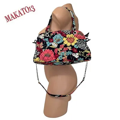 Vera Bradley Women’s Satchel Purse Happy Snails Pattern Shoulder Bag Chain Strap • $29.85