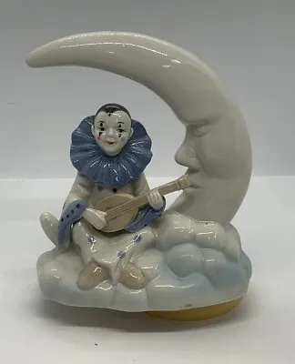 Vintage Moon Music Box Emson Taiwan Porcelain Working Condition • $27.99