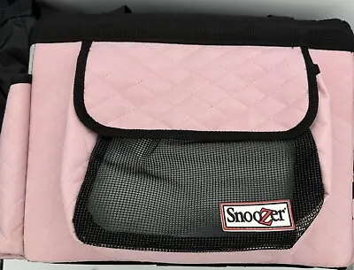 Snoozer Sporty Bike Basket Pet Carrier Carrying Tote Bag Travel Dog -Pink Color • $40.49