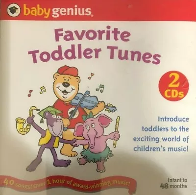 Baby Genius: Favorite Toddler Tunes By Various Artists (CD 2007) New 40 Songs • $2.90