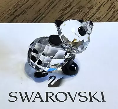 🐼Swarovski Crystal 1994  Endangered Species  TINY Mini Baby Panda Bear Figurine • $46