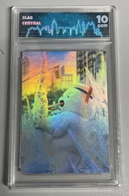 Ghostbusters Frozen Empire Holographic Novelty Card Graded 9.5 Slab Central • $16