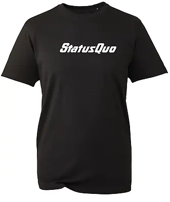 Status Quo Logo Style Design Piledriver Unisex Birthday T Shirt BWC • £6.97