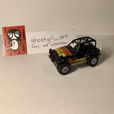 1/64 MATCHBOX 1983 #37 JEEP 4X4 WRANGLER CJ-7 BLACK W/ANTENNA Vintage VHTF • $12.50