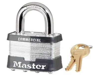 Master Lock No. 5KA Steel Padlock Single • $14.95
