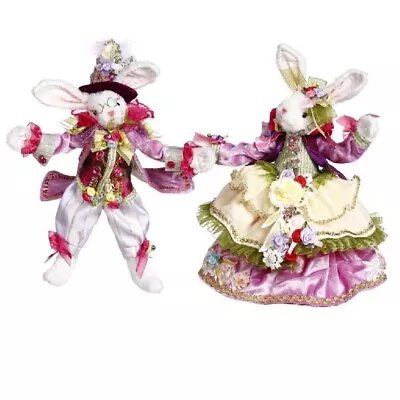 Mark Roberts Collectibles 51-44644 Mr. And Mrs. Easter Rabbit Small 2 Asst. • $239.90