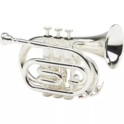 Allora MXPT-5801 Series Pocket Trumpet Silver • $449.99