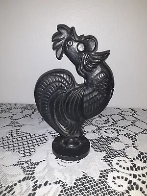 Vintage Cast Iron Standing Rooster • $18