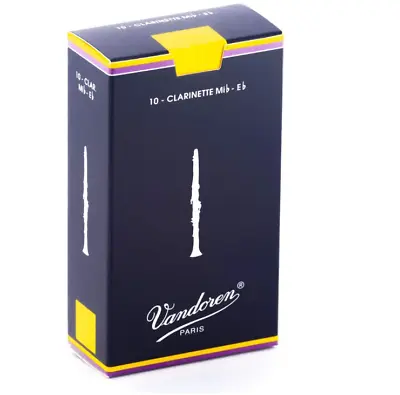 Vandoren Traditional Eb Clarinet Reeds- 10 Per Box • $39.95