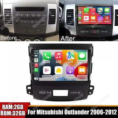 Android 13 Car Stereo Radio Player GPS CarPlay For Mitsubishi Outlander 2006-12 • $99.90