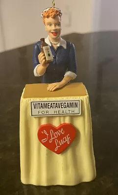 I LOVE LUCY  Lucy Does A TV Commercial  Christmas Ornament VITAMEATAVEGAMIN • $17.95