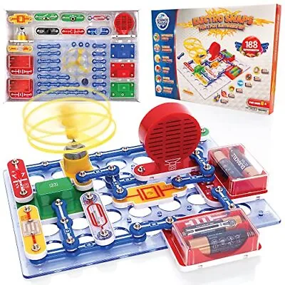 Electronics Kit Electric Circuits For Kids 188 Experiments Set Toys For Kids • £24.38