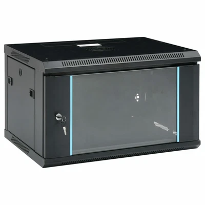 £100.99 • Buy 6U Wall Mounted Network Cabinet 19 IP20 600x450x375 Mm R6G8