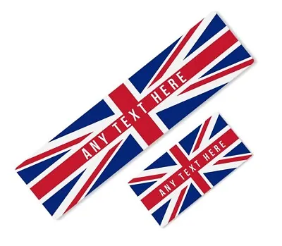 Personalised Union Jack Beer Label Bar Runner Ideal Home Pub Cafe Occasion • £14.99
