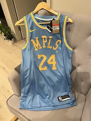 Nike Kobe Bryant Size Large MPLS Blue Nba Swingman Jersey Lakers • $68.33