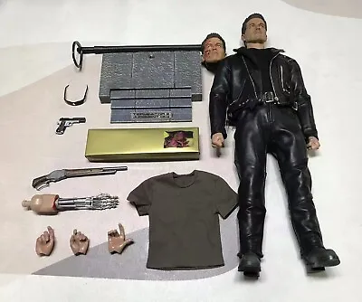 £399 • Buy New INSTANT TOYS 1/4 Terminator T800 Arnold 18  Male Action Figure Double Head