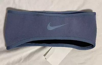 Nike Winter Logo Headband Polyester Cotton Spandex Men's Blue  One Size • $46.16