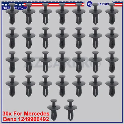 30x For Mercedes-Benz W164 W171 W202 Fender Liner Clip Rivet Retainer 1249900492 • $7.96