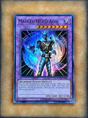 Yugioh Masked HERO Acid TOCH-EN045 Super Rare NM • $1.59