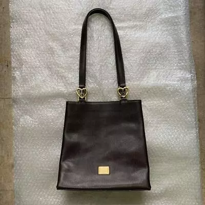 Moschino Leather Tote Bag Heart Original Ladies Bag Vintage Logo • $119.75
