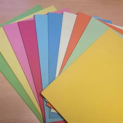 Recycled A3 Assorted Colour Card 50 Sheets 180gsm Ten Assorted Colour Card • £8.39