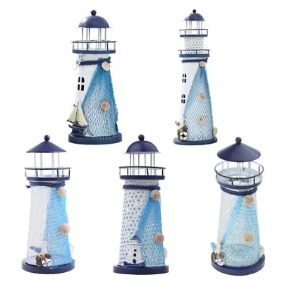 Lighthouse With Color Changing LED Light Powered Lighthouse Lamp • £12.35