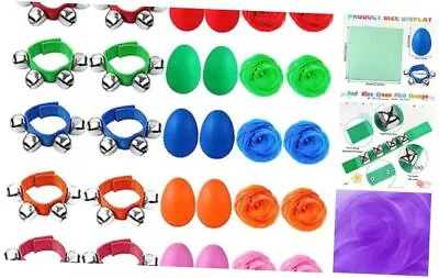  30Pcs Egg Shaker Musical Instruments For Kids 10 Packs Maracas Eggs With 10  • $34.12