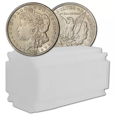 1921 US Morgan Silver Dollar - Roll Of 20 Coins - VG • $710