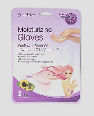 3 Pair Epielle Moisturizing Gloves With Hydrating Gel  • $12.99