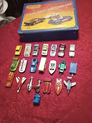 Vintage Matchbox Lesney Cars Lot Of 22 With Case • $26