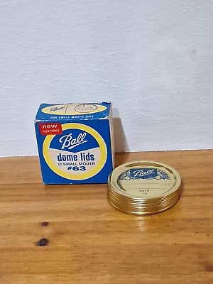 Vintage Ball Canning Lids #63 Small Mouth Dome Lids NOS • $6