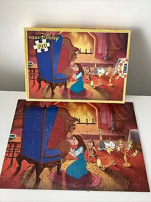 VINTAGE 1992 Disney Beauty & The Beast Jigsaw Puzzle 100 Educa • £5.95