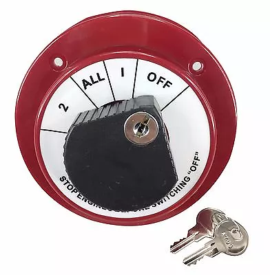 Pactrade Marine Boat Dual Battery Selector Disconnect Switch W/ Lock 250A 6-32V • $35.99