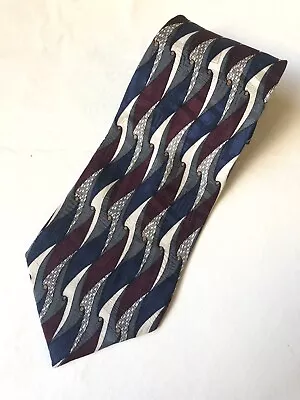 MARTIN WONG AllSilk Necktie. Multi-color 58” Long X 3.75   Wide • $10