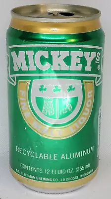 Mickey's Malt Liquor/G Heilrman Brg. Co. ~ Aluminum 12oz. Beer Can ~ Empty ~ USA • $7.16