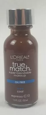 Loreal L'Oreal Paris True Match Super Blendable Makeup Espresso C10 Cool • $8