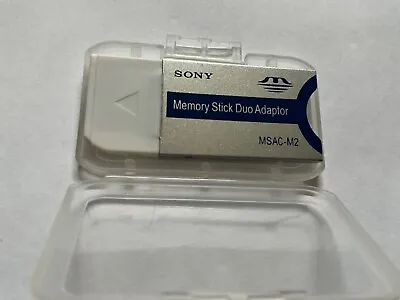 1pcs SONY MSAC-M2 Full Side Adapter For All POR DUO Cards Older Sony Cameras • $7.99