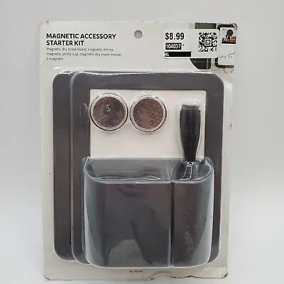 U BRAND 6p Locker Fridge Accessory Kit Magnetic Mirror White Board Dry Erase Cup • $8