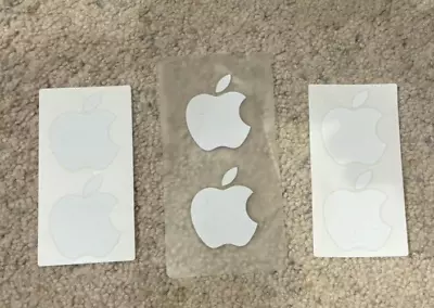 Authentic Apple White Sticker Decals • $3