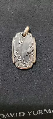 David Yurman Waves Forged Carbon Pendant • $700