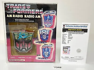 1984 Transformers G1 AM RADIO Signed Peter Cullen CAS Signature Series Loose 90+ • $349.99
