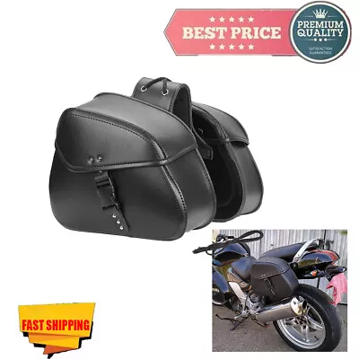 Motorcycle Saddle Bags For Harley Sportster XL 883 XL 1200 Side Tool Bag Luggage • $60.99