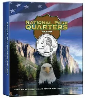 Whitman National Park Quarter Full Color Album Holds A P&D Set    Shrinkwrapped • $14.90