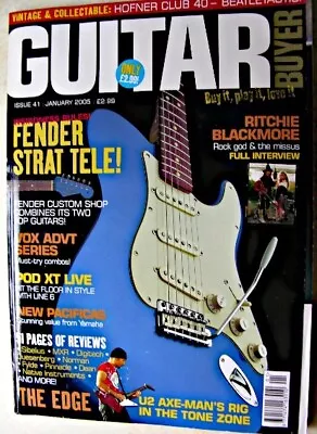 GUITAR BUYER Jan 2005 No 41 Fender Strat Tele Minarik Diablo Yamaha Pacifica Vox • $9.47